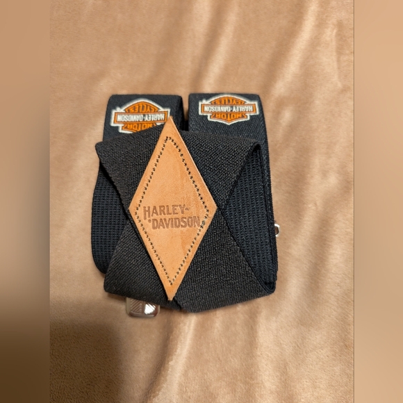 Vintage Rare Authentic Harley-Davidson Adj Suspenders With Iconic HD Logos - Picture 7 of 9